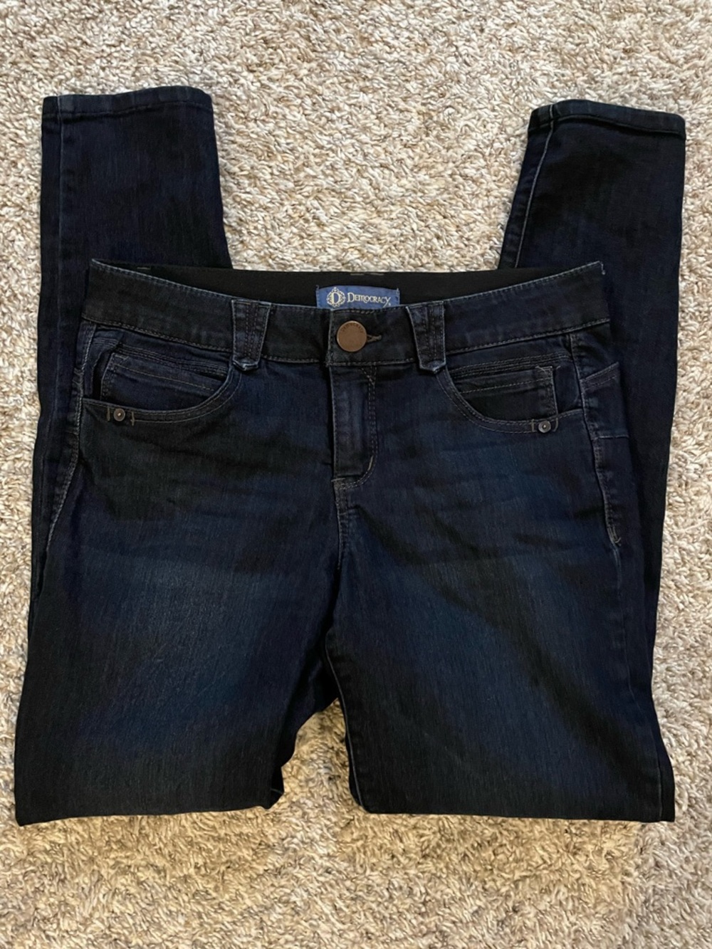 Democracy Dark Wash Skinny Jeans